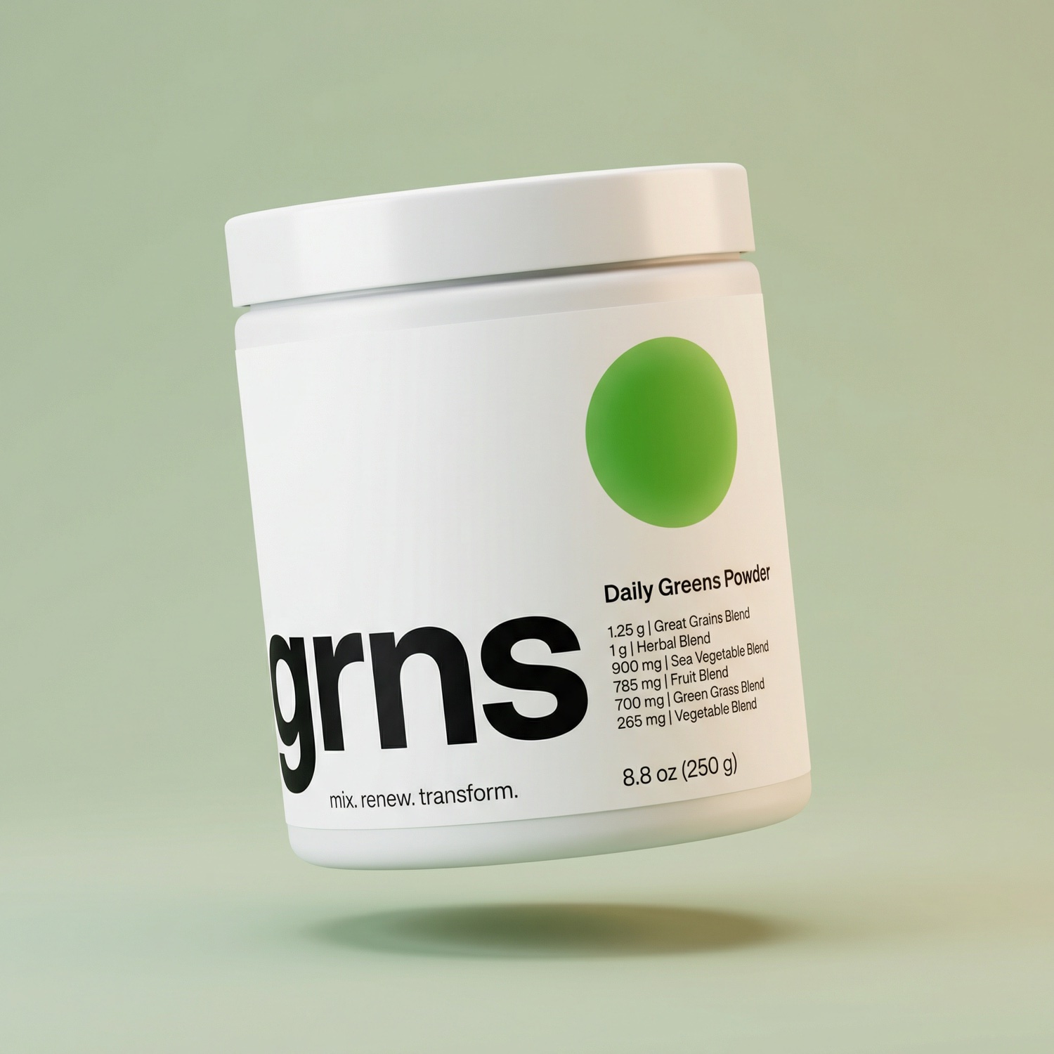 grns — Daily greens powder