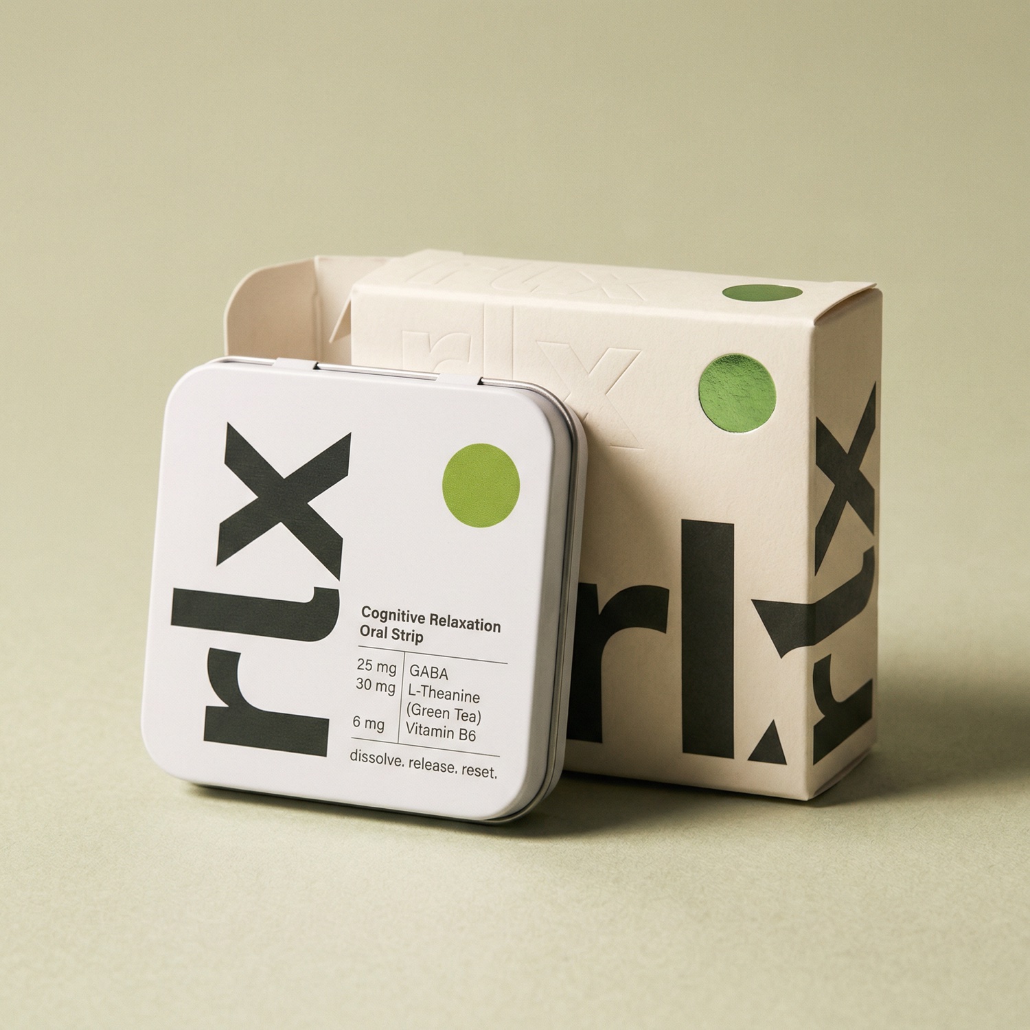rlx — Cognitive relaxation oral strip